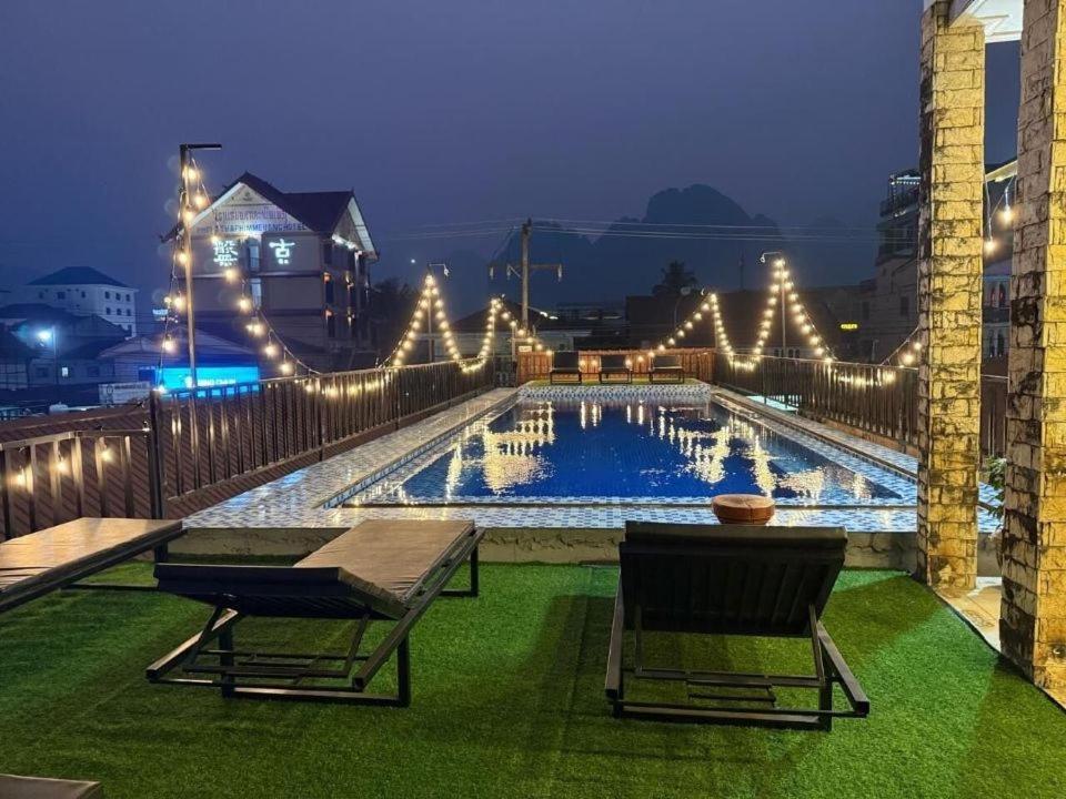 A P S Moutain View Hotel 방 비엥 외부 사진